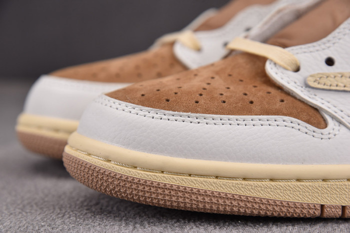 Travis Scott x Air Jordan 1 Low “Sail/Shy Pink” DM7866-106